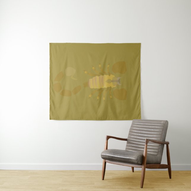 Skorpion Wandteppich (Beispiel (Horizontal))