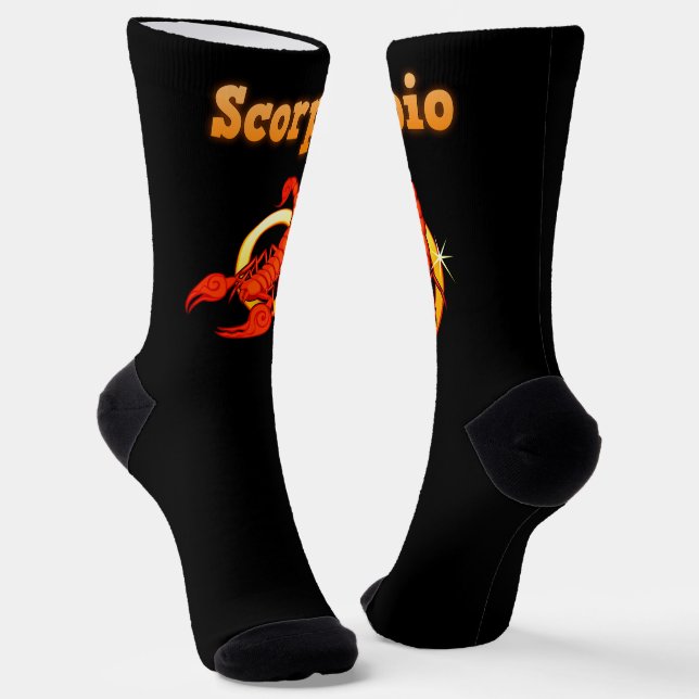 Skorpion-Zeichen Socken (Gewinkelt)