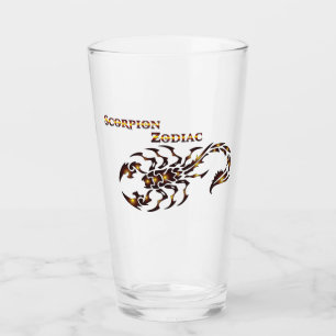 Skorpion-Zodiac-Trinkglas Glas
