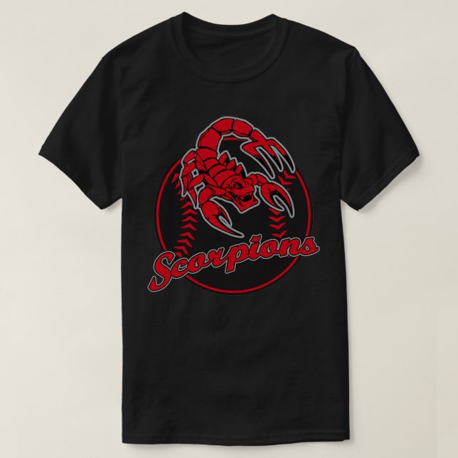 Skorpione-Baseball-Logo T-Shirt (Design vorne)