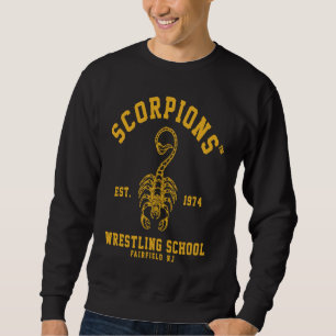 Skorpione Wrestling Schule Retro-Look Sweatshirt
