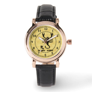 Skorpions-aller Tierkreis schreibt moderne Armbanduhr