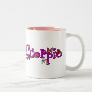 Skorpions-Blumen Zweifarbige Tasse