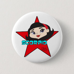 Skorpions-Knopf Button