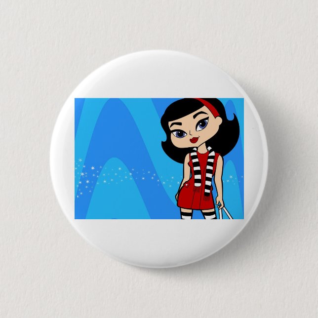 Skorpions-Knopf Button (Vorderseite)