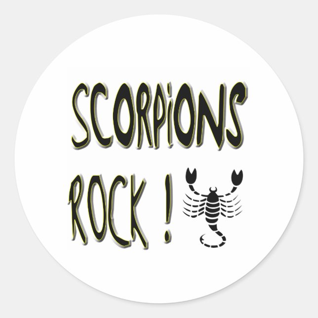 Skorpions Rock! Aufkleber (Vorderseite)