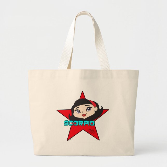 Skorpions-Taschen-Tasche Jumbo Stoffbeutel (Vorne)