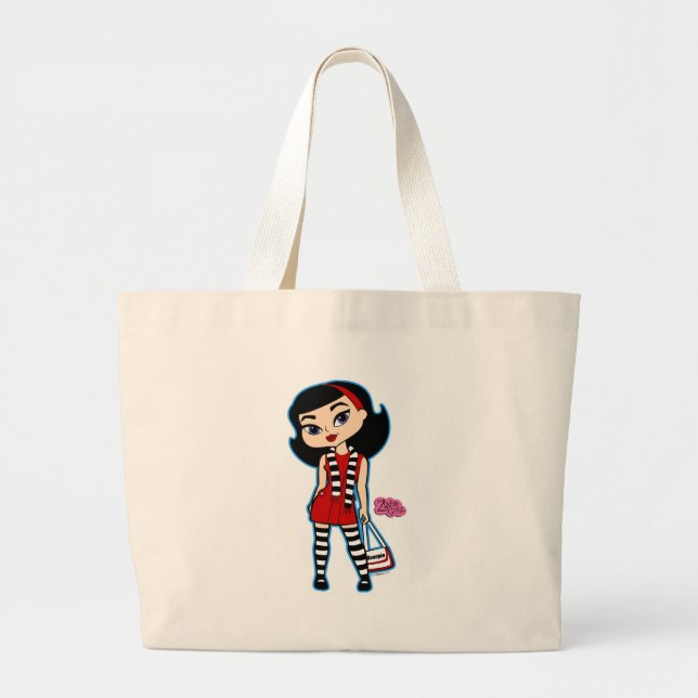 Skorpions-Taschen-Tasche Jumbo Stoffbeutel (Vorne)