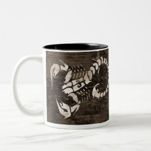Skorpions-Tasse Zweifarbige Tasse