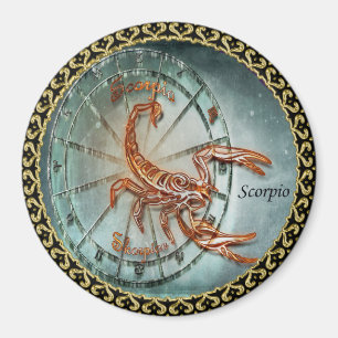Skorpions-Tierkreis-Astrologieentwurf Magnet