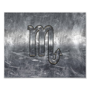 Skorpions-Tierkreis-Symbol in der Fotodruck
