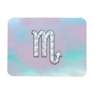Skorpions-Tierkreis-Symbol in der Perlmuttart Magnet
