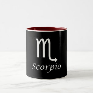 ` Skorpions-' Tierkreis-Zeichen Zweifarbige Tasse