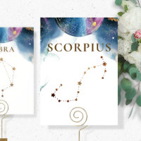 Skorpiuskonstellation, Himmelsstrahlung, Tischnumm