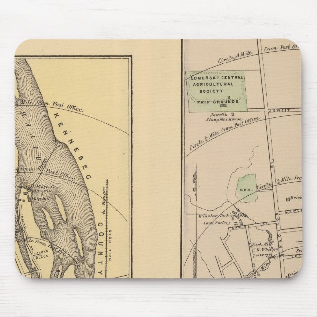 Skowhegan, Fairfield Mousepad (Vorne)