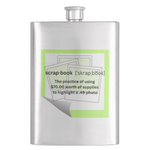 Skrap-book Flachmann