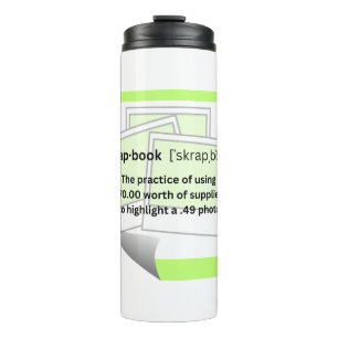 Skrap-book Thermosbecher