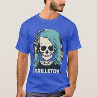 Skrilleton Halloween lustig T-Shirt