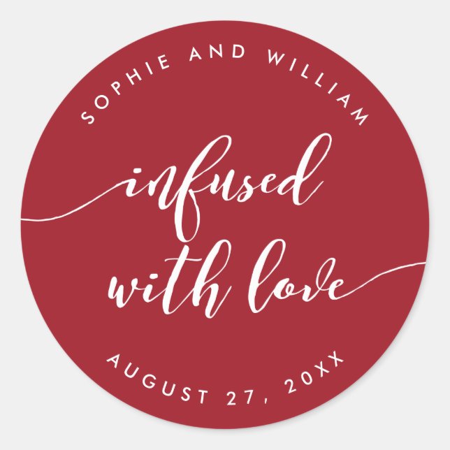 Skript, das mit Liebe bearbeitet werden kann Runder Aufkleber (Vorderseite)