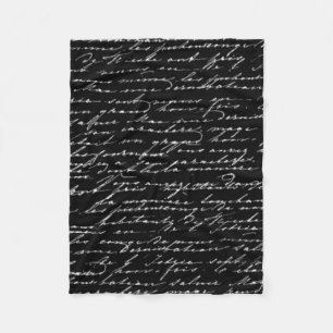 Skript-Decke Fleecedecke