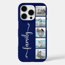Skript Familienfoto Navy Blau