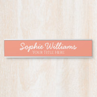 Skript Fett Weiße Schriftart Name Titel Lachs Pink