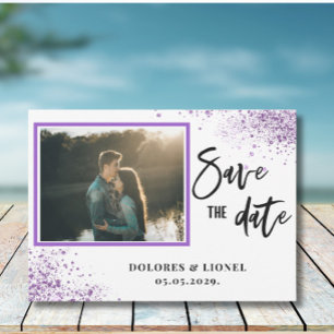 Skript-Foto-Minimalist-Save-the-Date-Einladung Einladung