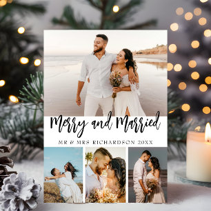 Skript Frohe Weihnachten & Hochzeit 4 Foto Collage