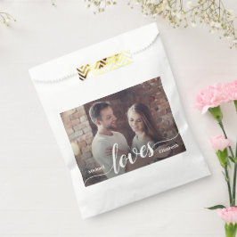 Skript für benutzerdefinierte Paare Foto-Liebe Geschenktütchen