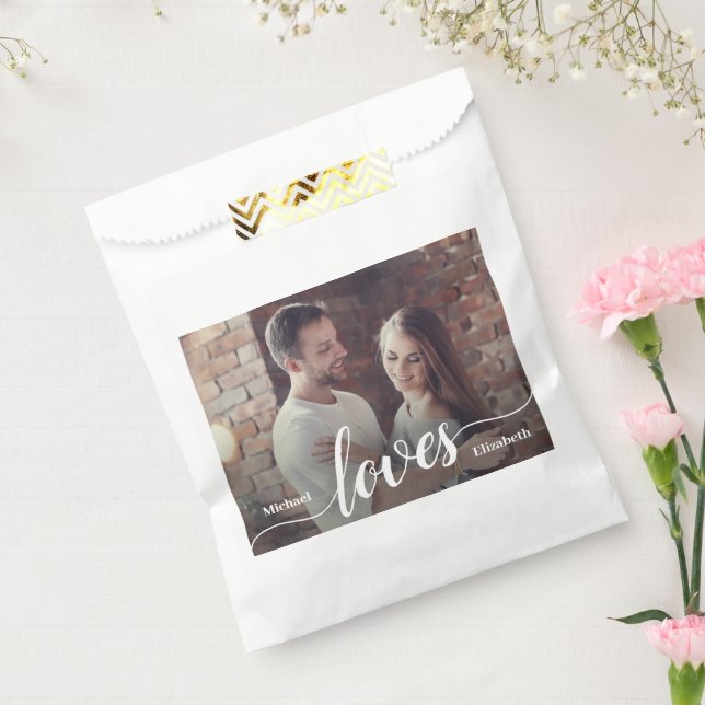 Skript für benutzerdefinierte Paare Foto-Liebe Geschenktütchen (Versiegelt)