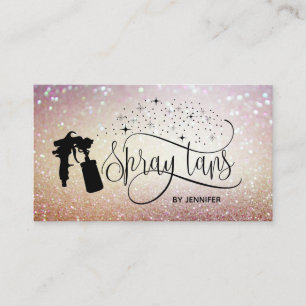 Skript-Glittergoldmarmorbeschaffenheit des Sprays Visitenkarte
