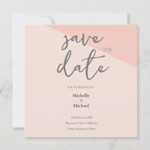Skript Kalligrafie Hochzeit Modern Save the Date
