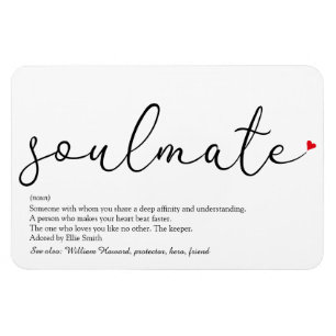 Skript Liebe Herz Seelenverwandter Definition Magnet