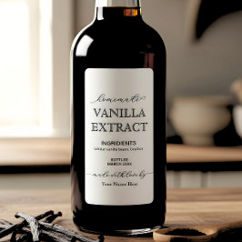Skript Personalisierte, hausgemachte Vanilla Extra Adressaufkleber
