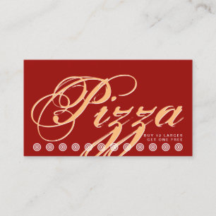 Skript PIZZA Kundenbindungskarte Treuekarte