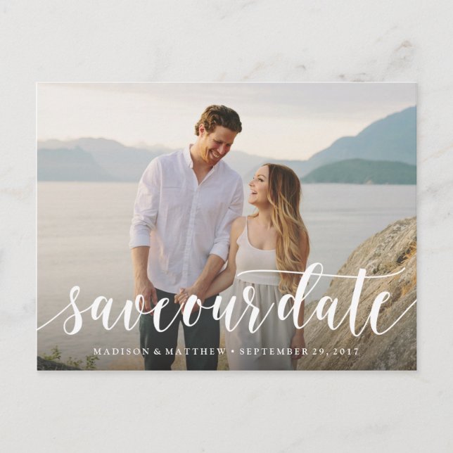 Skript Save the Date Postkarte (Vorderseite)