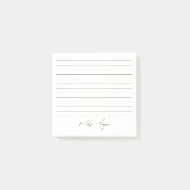 Skriptbüro für die Verknüpfung von Firmennamen Post-it Klebezettel (Vorderseite)