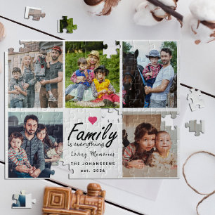 Skriptfamilie ist alles, was Foto Collage Keepake