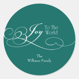 Skriptfreude für den Welturlaub Runder Aufkleber