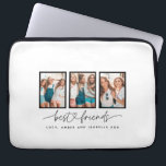 Skriptherz niedlich moderne Multi-Foto beste Freun Laptopschutzhülle<br><div class="desc">Skriptherz niedlich moderne Multi-Foto beste Freunde Triptygeschenk</div>