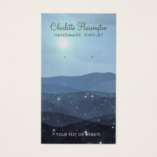 Skriptname Blue Mountain Earring Display Card