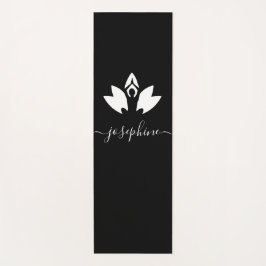 Skriptname Yoga Pose Lotus Personalisiert Yogamatte