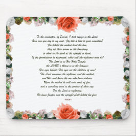 Skripture, Psalm 11, Botanic Mousepad