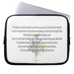Skripture, Psalm 11, Laptopschutzhülle