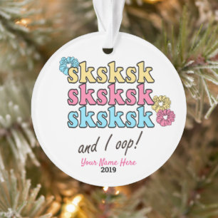 sksksk Et I Oop Personnalisé Girl Style Cadeau
