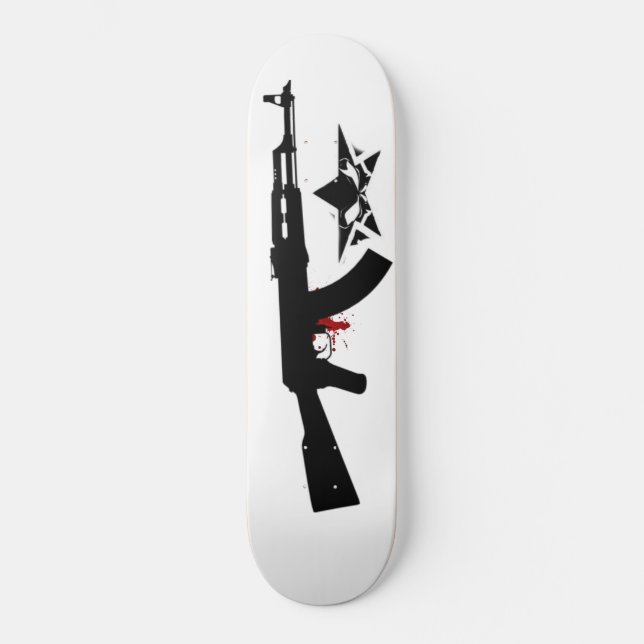 Skuil.ly's AK-47 Deck Skateboard (Vorderseite)