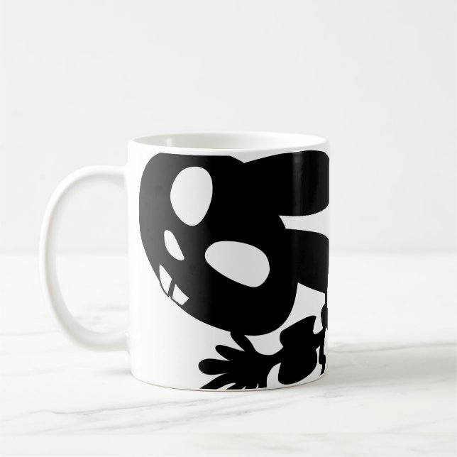 SKULETONS-BUNNEN UND KNOCHENKÖRPER KAFFEETASSE (Links)