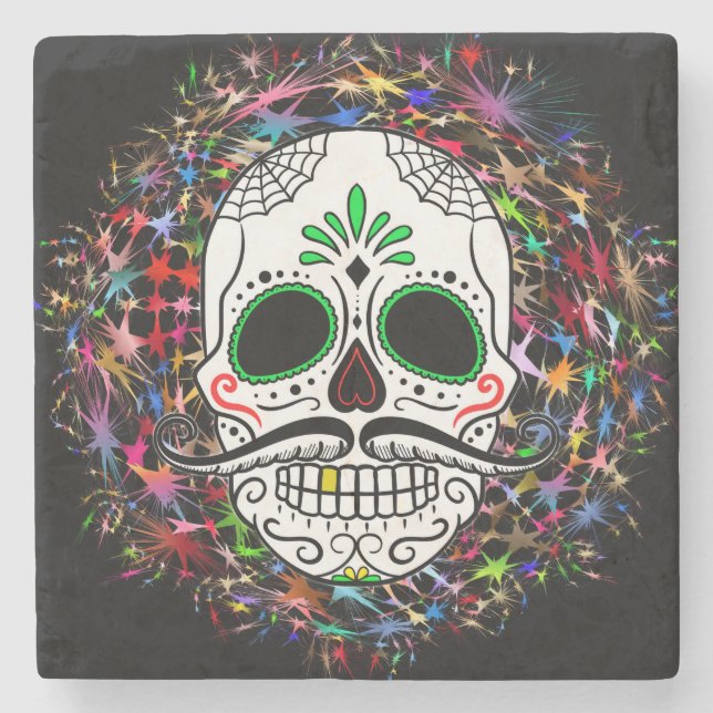 Skull20170396 Steinuntersetzer (Vorderseite)