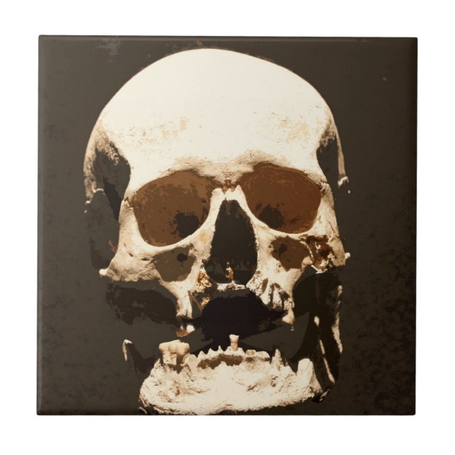 Skull_001 Fliese (Vorderseite)
