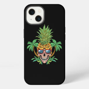 Skull Ananas Aloha Strände Hawaiianische Blume Haw iPhone Hülle